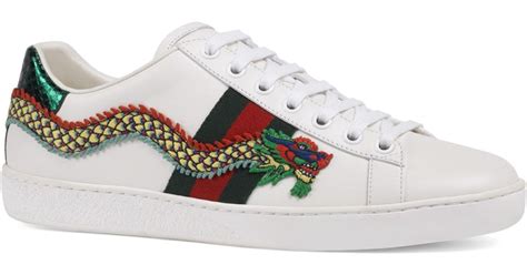 gucci ace dragon sneakers|gucci ghost shoes.